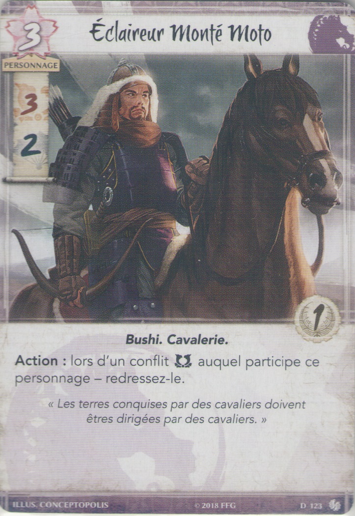 Eclaireur Monté Moto